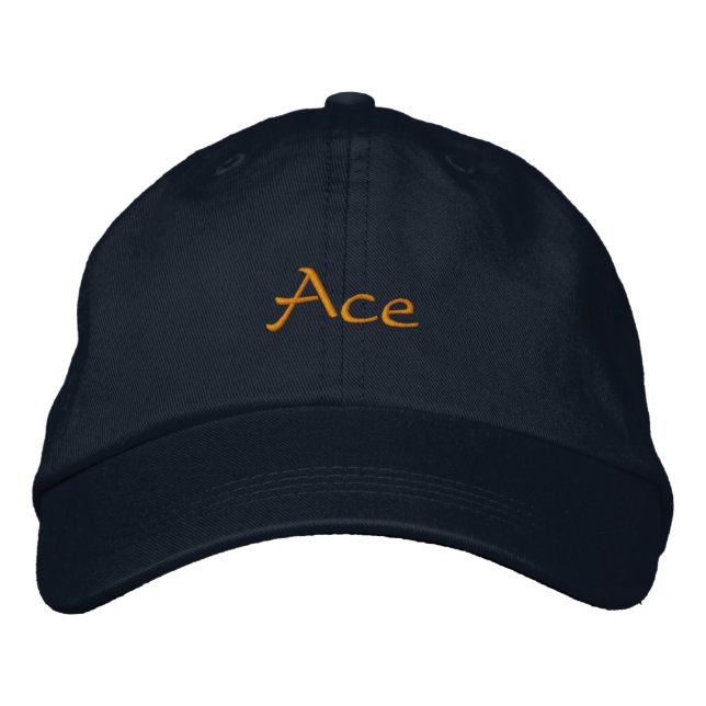 Ace Embroidered Hat (Front)