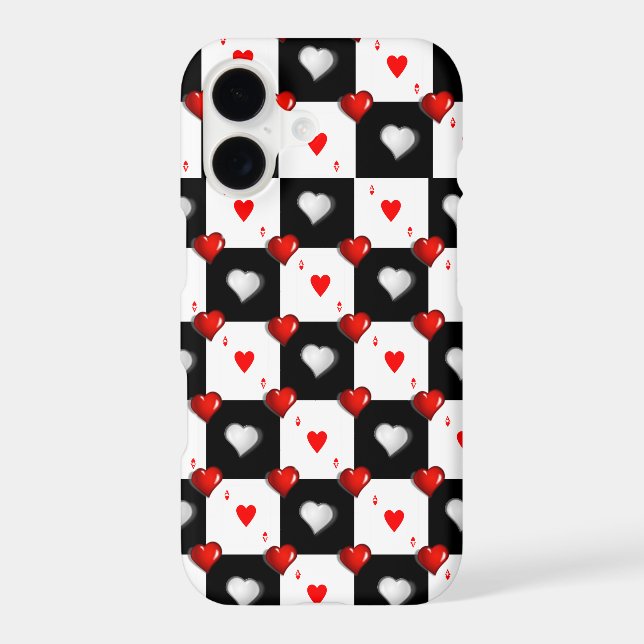 Ace Hearts Iphone Case (Back)