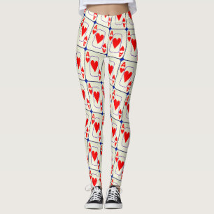 ACE HEARTS LEGGINGS