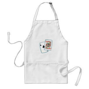 Ace Jack Poker Playing Cards Blackjack Winner Hand Standard Apron