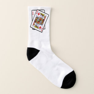 Ace & King of Diamonds 21st Birthday Socks