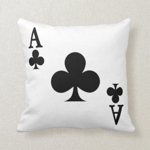 Ace of Clubs Cushion