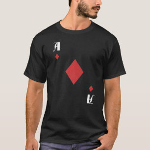 Ace Of Diamonds Deck Of Cards Halloween Group Cost T-Shirt