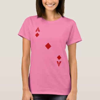 Ace of Diamonds Pixelated Diamonds T-Shirt