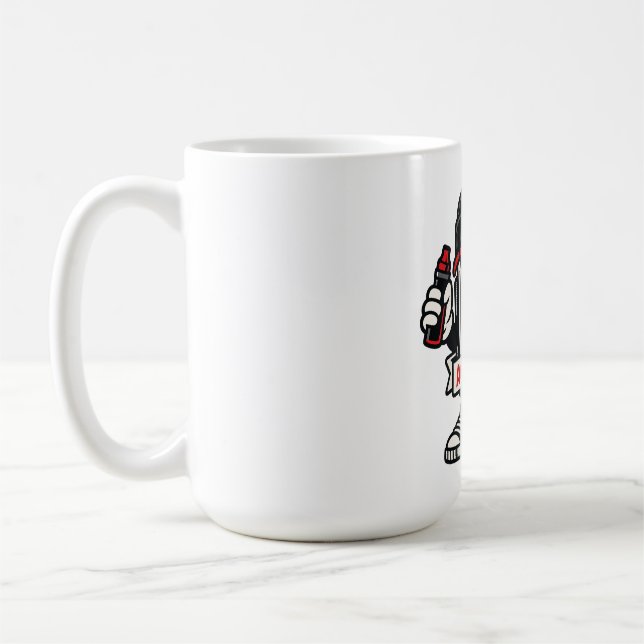 Ace of Diamonds Street Mascot — High-Roller Editio Coffee Mug (Left)