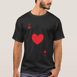 Ace Of He Playing Cards Halloween T-Shirt