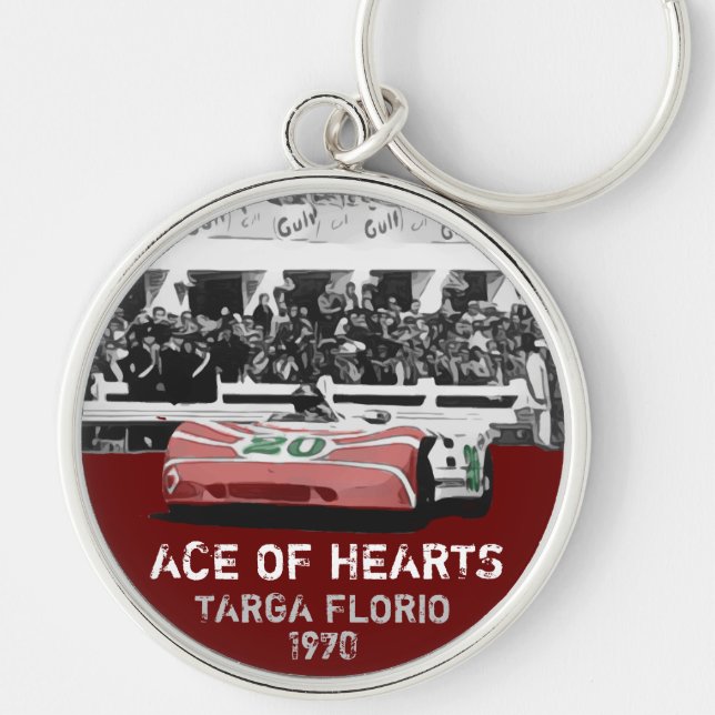 ACE OF HEARTS 1970 KEY RING (Front)