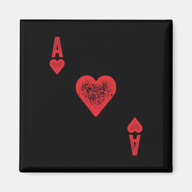 Ace Of Hearts Card Costume  Magnet (Front)