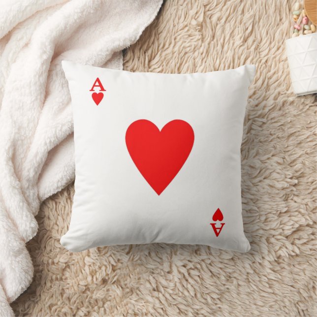 Ace of Hearts Cushion (Blanket)
