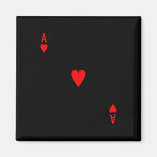 Ace of Hearts Deck of Cards Halloween Costume  Magnet