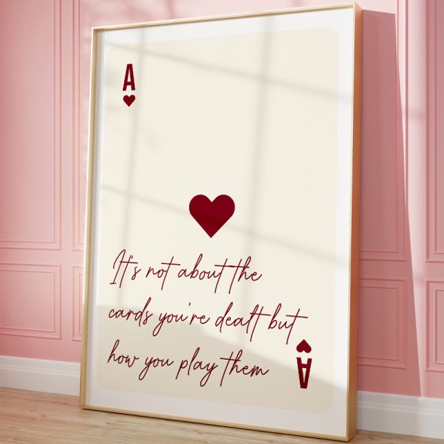 Ace of Hearts Motivational Poster (Creator Uploaded)