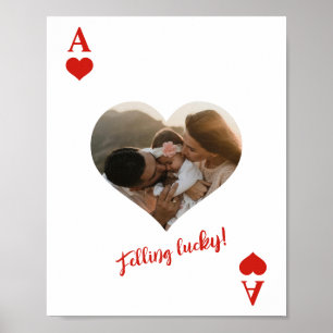 Ace of Hearts Photo Poster