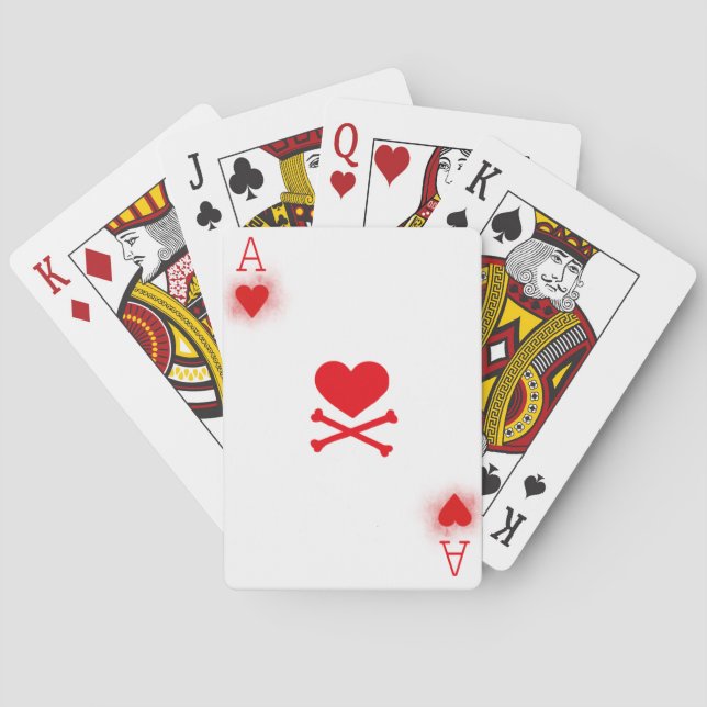 Ace of Hearts Playing Card Backs (Back)