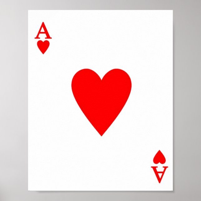 Ace of Hearts Poster (Front)