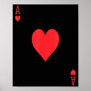 Ace Of Hearts _ Royal Flush Group Costume Playing  Poster
