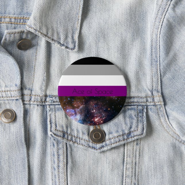 Ace of Space 7.5 Cm Round Badge (In Situ)
