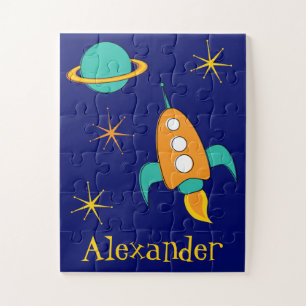 Ace of Space Little Kids Personalized Jigsaw Puzzle