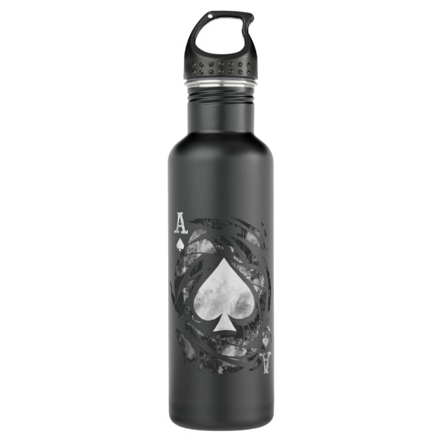Ace of spades 710 ml water bottle (Front)