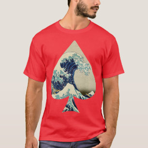 Ace of Spades and the Great Wave off Kanagawa 1 T-Shirt