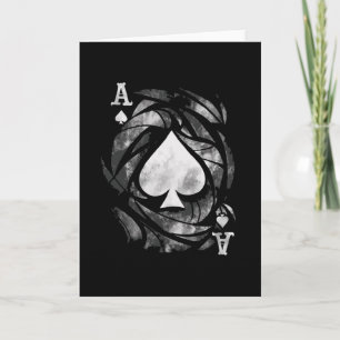 Ace of spades card