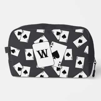 Ace Of Spades Card Player Casino Gambler Dopp Kit