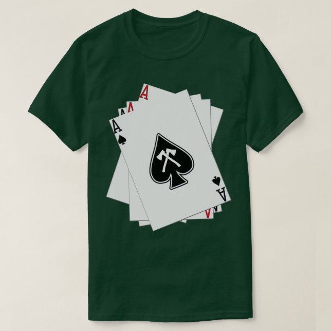 Ace of Spades Classic TShirt (Design Front)