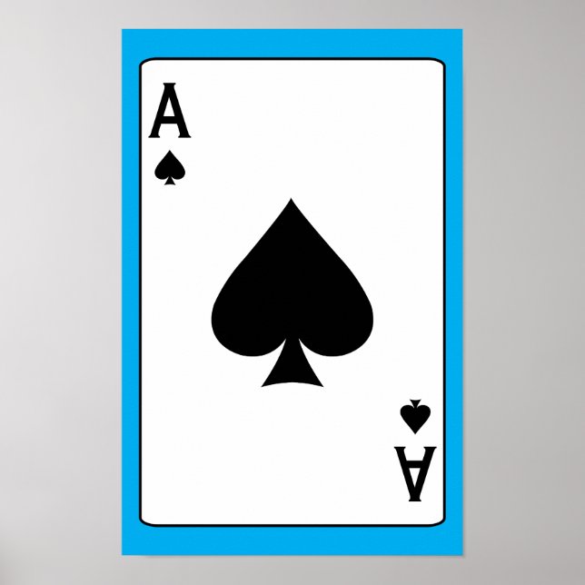 Ace of Spades Cool Poster (Front)