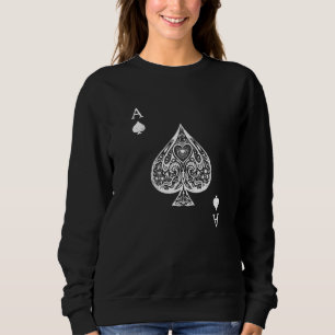Ace Of Spades Costume Playing Card Costume Ace Sp Sweatshirt