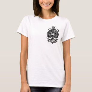 Ace of Spades Crest — Crowned Filigree T-Shirt