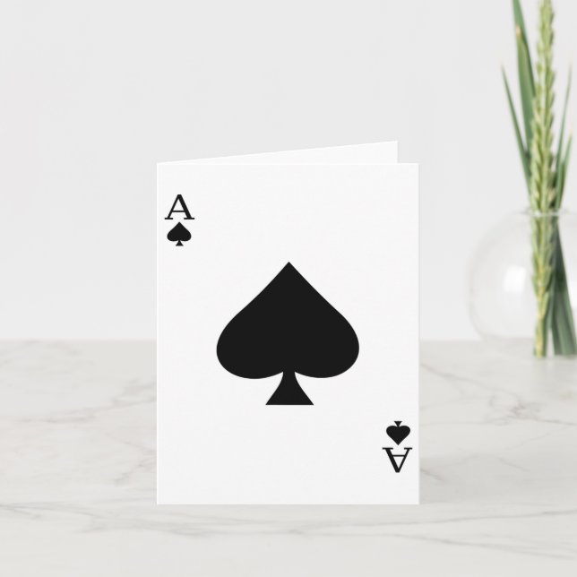 Ace Of Spades Deck Of Cards Halloween Costume  (Front)