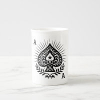 Ace of Spades — Filigree Star & Laurel