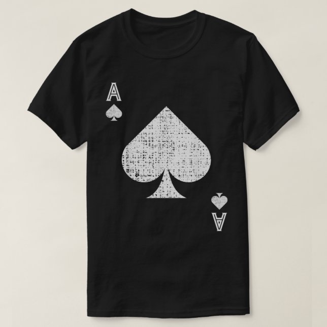 Ace Of Spades Halloween Costume  T-Shirt (Design Front)