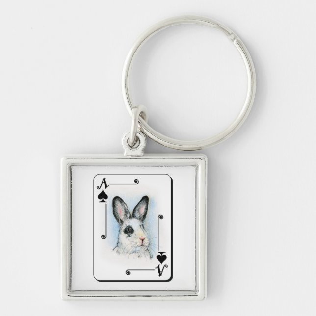 Ace of Spades Key Ring (Front)