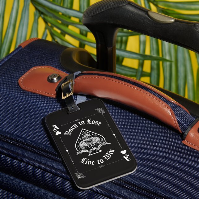 Ace of Spades Luggage Tag (Front Insitu 1)