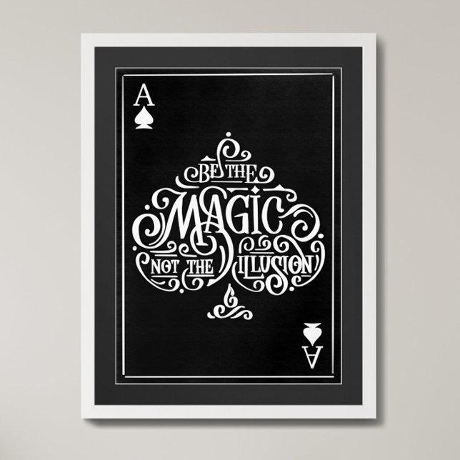 Ace of Spades Motivational Typography quote Poster (Creator Uploaded)