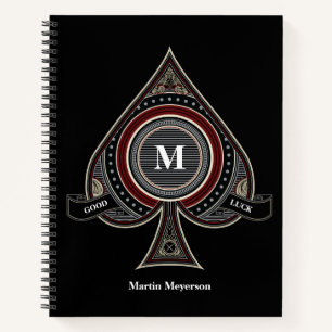 Ace of Spades Personalised Notebook