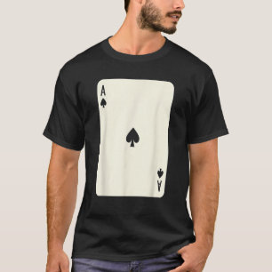 Ace of Spades Playing Card Couples Halloween Costu T-Shirt