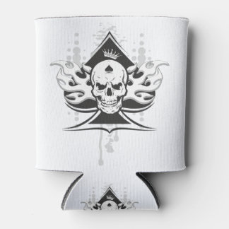 Ace of spades skull can cooler