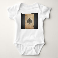 Ace of spades throw pillow