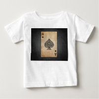 Ace of spades throw pillow