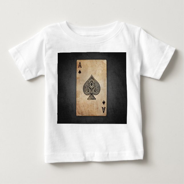 Ace of spades throw pillow baby T-Shirt (Front)