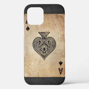 Ace of spades throw pillow iPhone 12 case