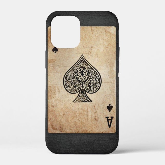 Ace of spades throw pillow Case-Mate iPhone case (Back)