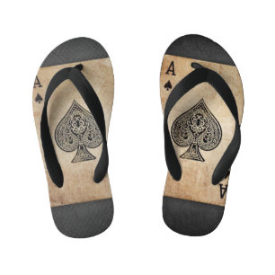 Ace of spades throw pillow kid's thongs