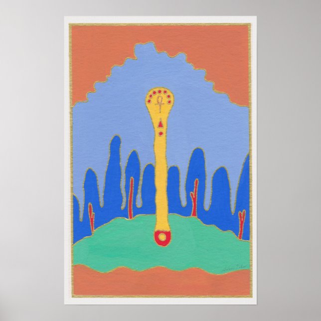 Ace of Wands Poster (Front)