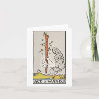 Ace of wands - Rider Waite Smith tarot Card