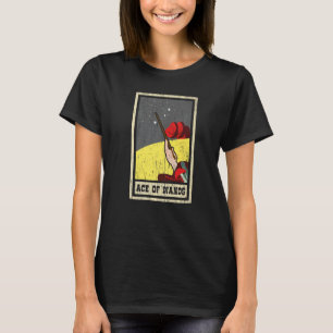 Ace Of Wands Tarot Card Shaman Fortune Telling T-Shirt