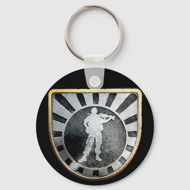 Ace Pin Keychain (Front)