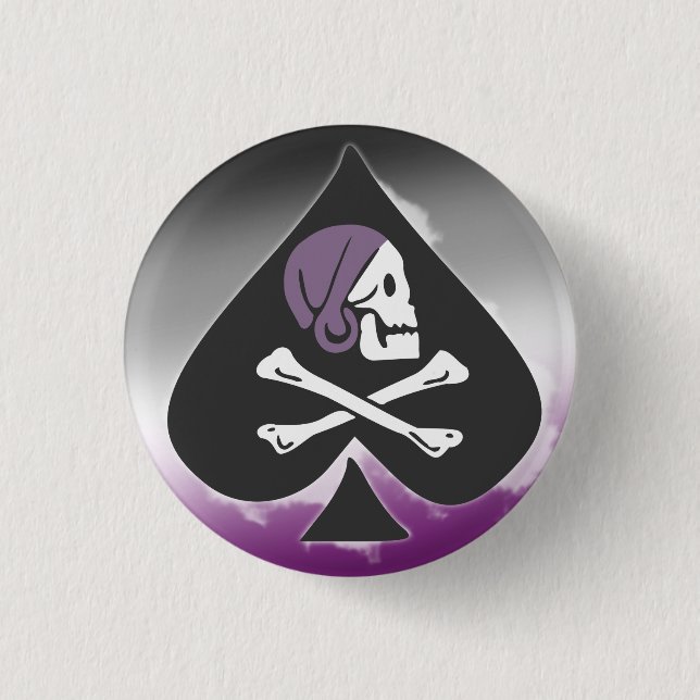 Ace Pirate 3 Cm Round Badge (Front)