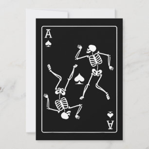 Ace Poker Card Playing Card Skeleton